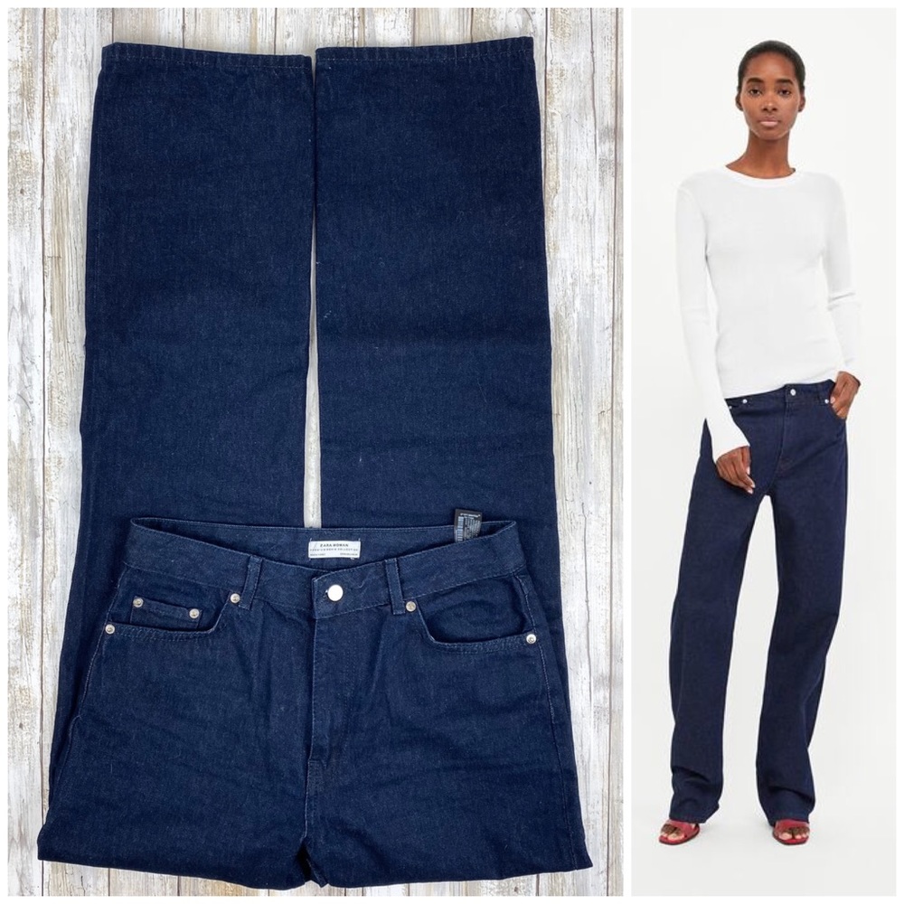 Zara | The Heritage Straight High Waist Jeans - Picture 2 of 8
